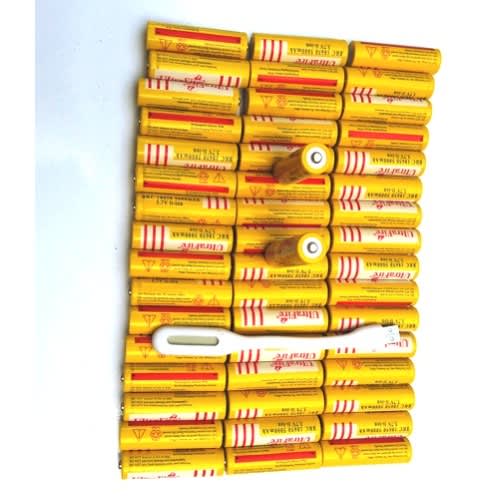 Ultra Fire Rechargeable Li-ion Battery - 3.7v -18650 With USB LED Light -50Pieces