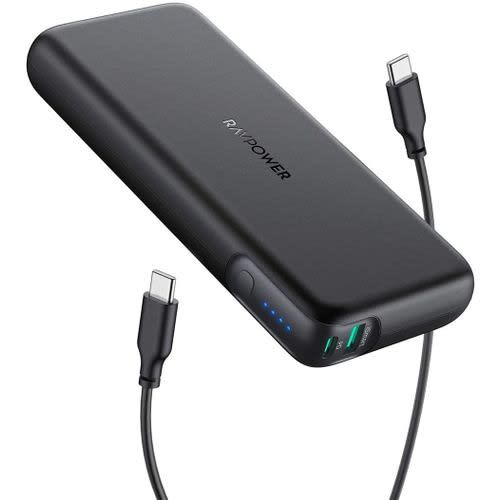 USB C Power Bank - 2 Port Power For Macbook Pro iPad & iPhone --20000mAh -60w