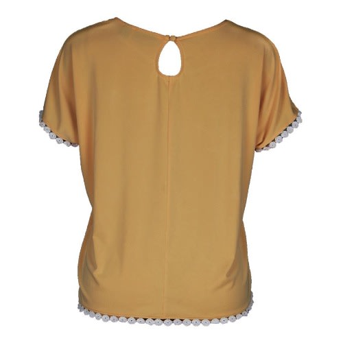 Ladies Lycra Top - Yellow
