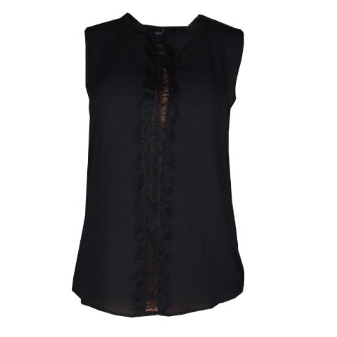 Ladies  Sleeveless Top - Black