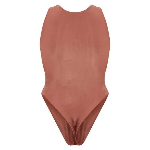 Sleeveless Bodysuit - Brown
