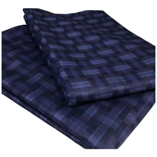 Checker Material - Blue 4 Yards