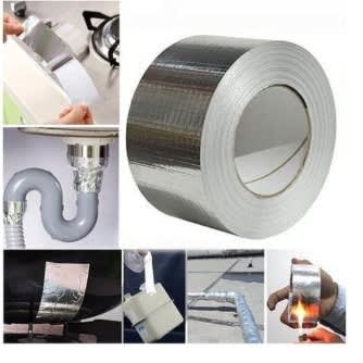 Heavy Duty Aluminum Foil Waterproof Tape - 100mmx5m/ 4 in x 16.4ft