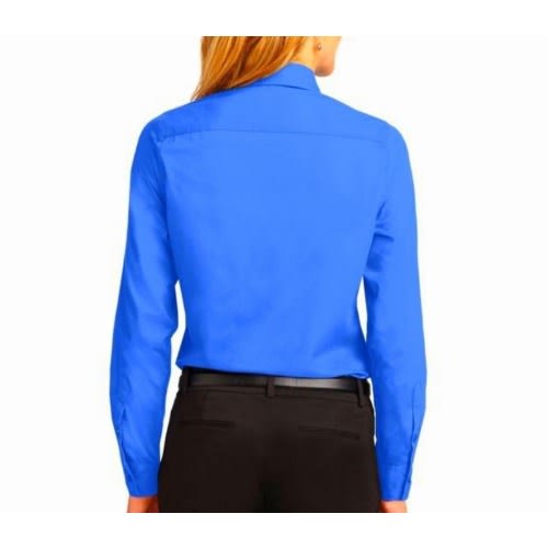 Ladies Formal Dress Shirt  - Royal Blue