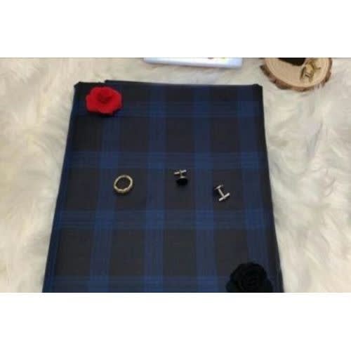 Men Native Senator Cashmere Fabric Checkers 4 Yards