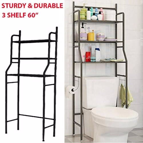 Bathroom Over The Toilet Towel Storage Rack