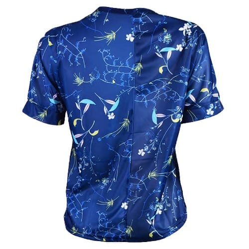 Floral Print Blouse- Blue