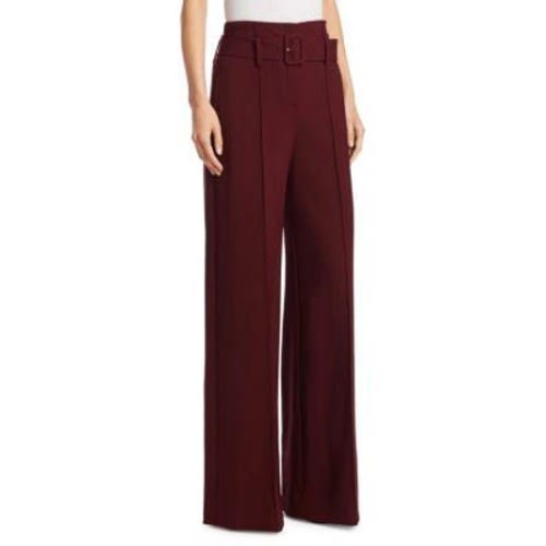 Ladies  Highwaist Pant - Wine