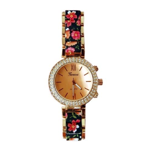 Ladies Fashion Print Wrist Watch