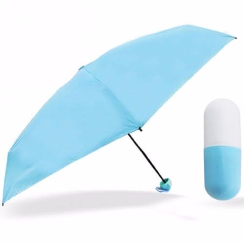 Ultra Mini Umbrella - Compact Pill - Anti-uv - Blue