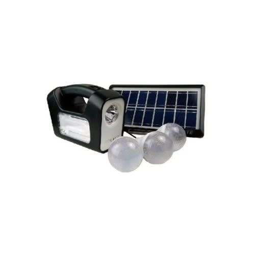 Solar Power Led Lamp Lighting System With Usb Power Bank & Lamp