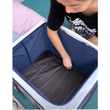 Foldable Clothes Organizer - 25.6 x 18.9 x 15.7"