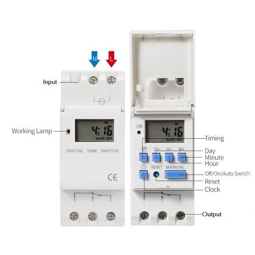 Multipurpose Programmable Timer Relay Switch