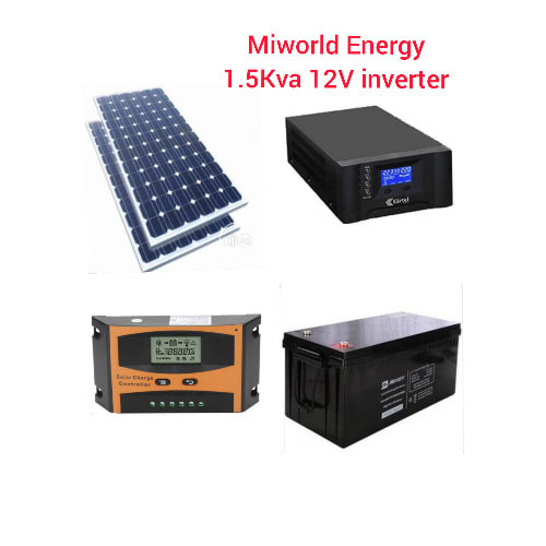1.5kva 12v Inverter Solar System