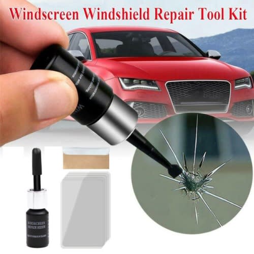 Auto Glass Repair Fluid Windshield Repair Kit - B - 3ml