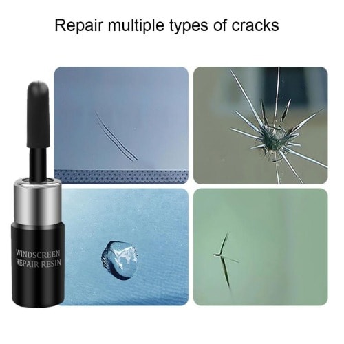Auto Glass Repair Fluid Windshield Repair Kit - B - 3ml