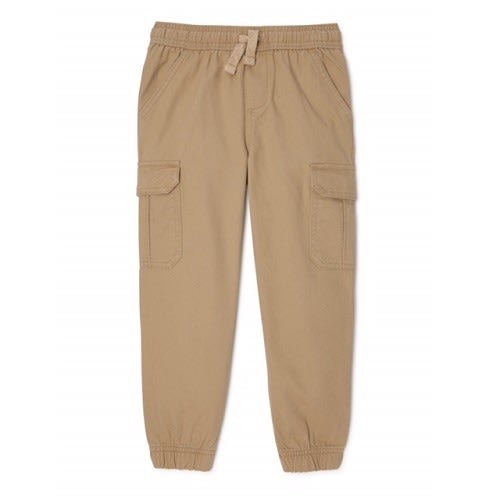 365 Kids Boys Cargo Trouser Pant - Khaki