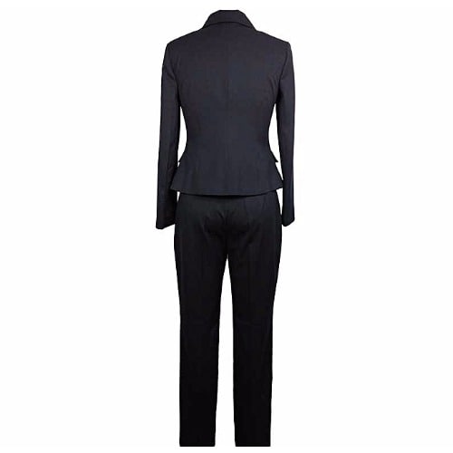 Co-operate Designer Trouser Suit - Black