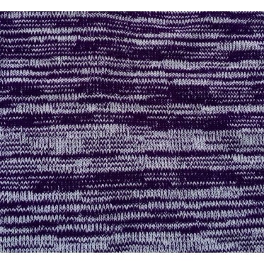 V-neck Wool Sweater Top - Purple