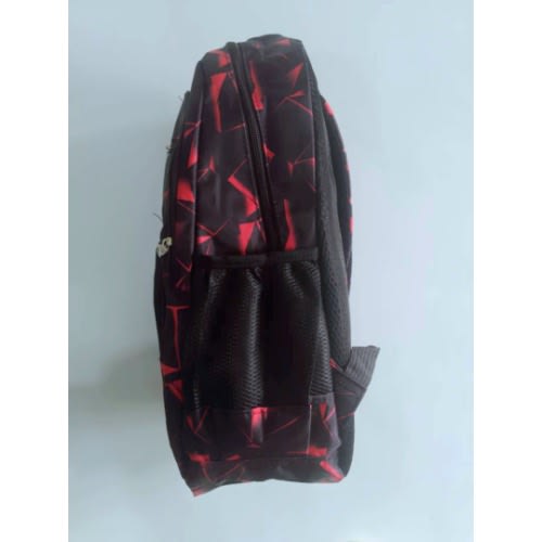 Teenagers Backpack School Bag - Big Size - 3pcs- Dark Red-45cm