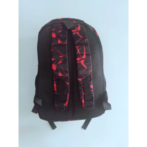 Teenagers Backpack School Bag - Big Size - 3pcs- Dark Red-45cm