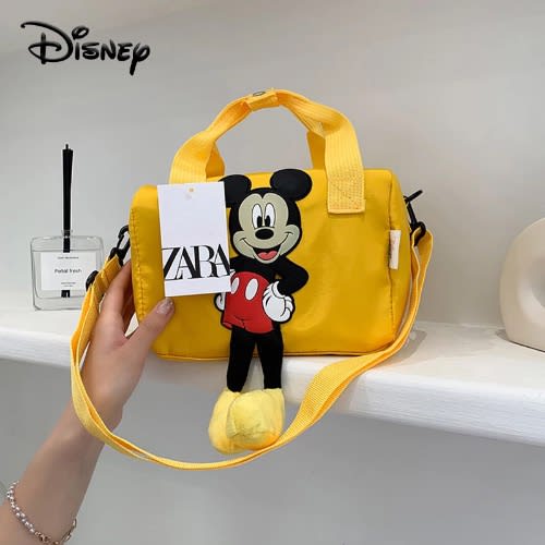 Mickey Mouse Messenger Bag- Yellow