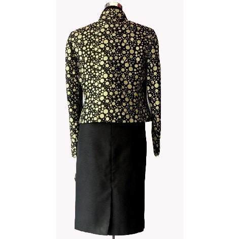 Le Suit Shatung Satin Dress Suit