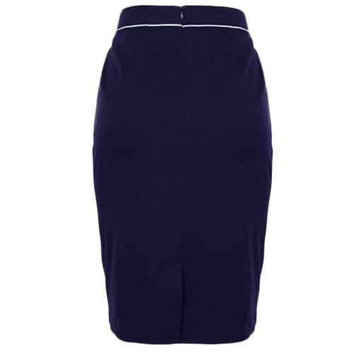 Ladies Pencil Skirt - Blue