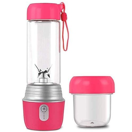 Mini Sport Rechargeable 6 Blade Fruit Blender & Smoothie Maker With Milk Shaker - 420ml