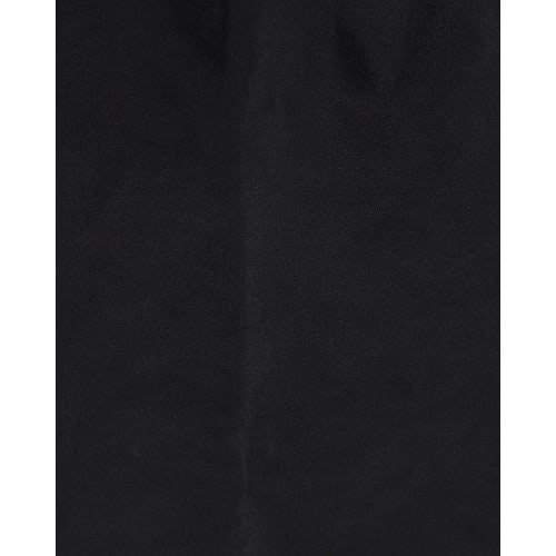 Glossy Ladies Plain Straight Skirt - Black - L-4598