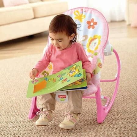 Infant-to-toddler Rocker Sleeper-pink Bunny Pattern