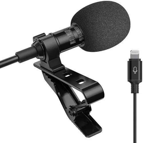 Professional Lavalier Microphone For Iphone Lightning Connector
