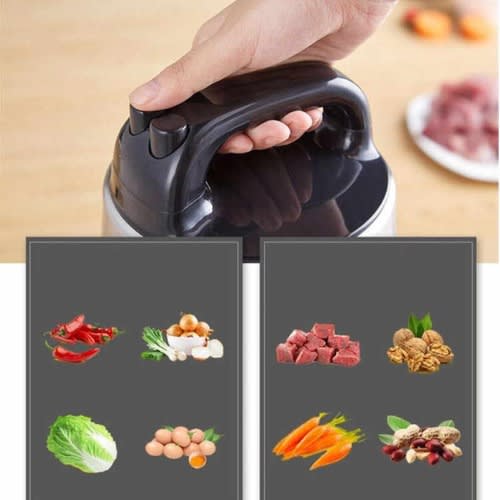 6l Electric Meat Grinder Automatic Multifunction Garlic Ginger Meat Crusher Machine