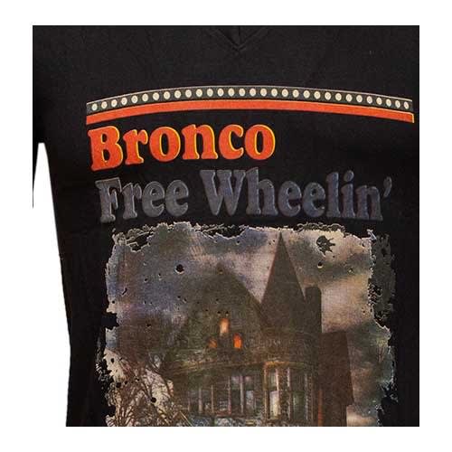 Men's Bronco Print T-shirt - Black
