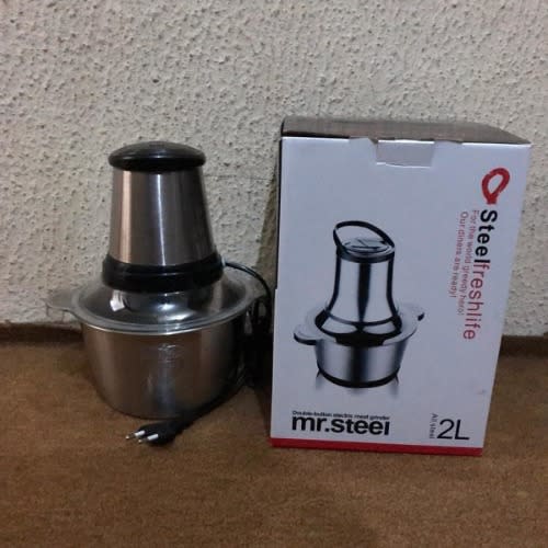Mr Steel Double Button Electric Food Processor -2L