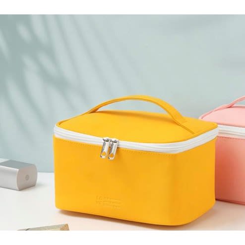 Makeup Washable Waterproof Bag And Organizer -Yellow