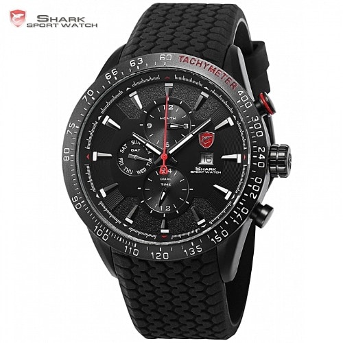 Black Tip Sports Watch - Sh395