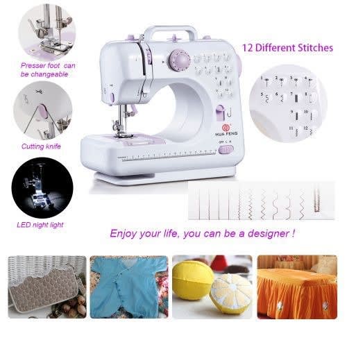 Electric Portable Sewing Machine - Zigzad & Straight - 1200mAh