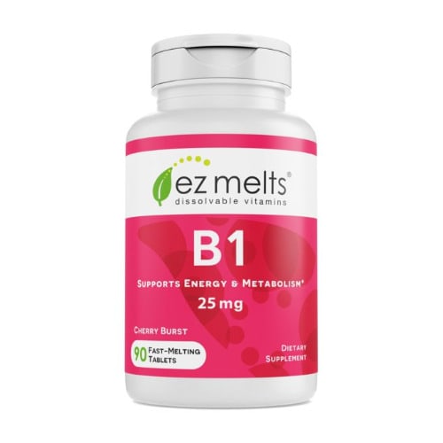 Vitamin B1 25 Mg 90 Tablets (support Energy & Metabolism)