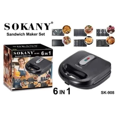 6 In 1 Sandwich Maker Set