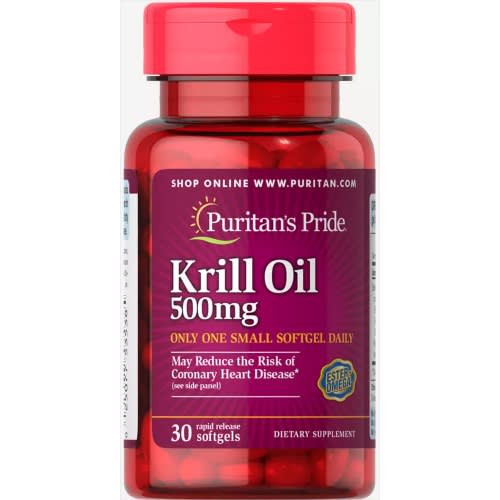 Red Krill Oil 500 Mg - 86 Mg Active Omega-3 By  30 Softgels