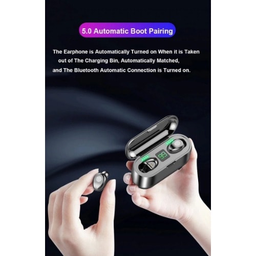 F9 Pro Wireless Stereo Earphone - V5.0