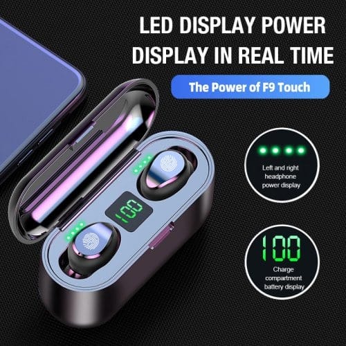 F9 Pro Wireless Stereo Earphone - V5.0