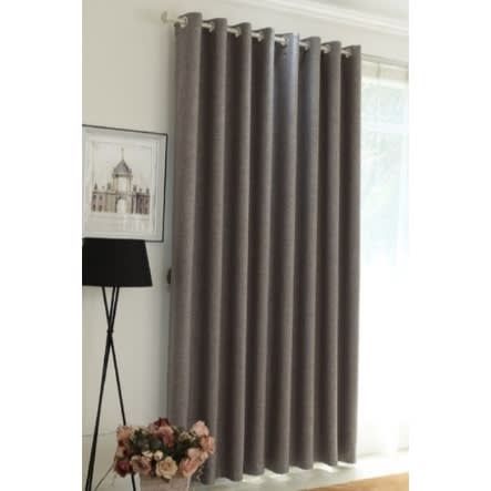 7.5ft By 7.5ft Curtain - Dark Silver