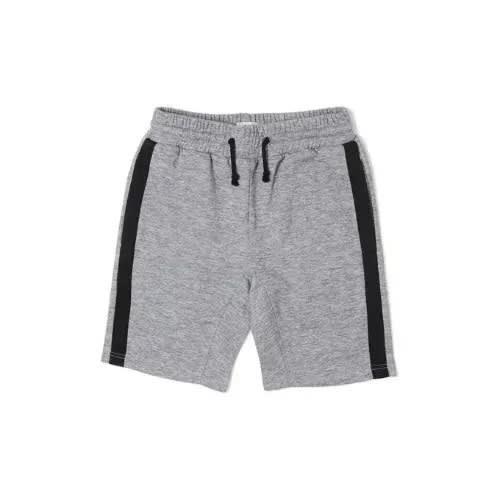 Men's  Short With Side Black Stripes - Grey