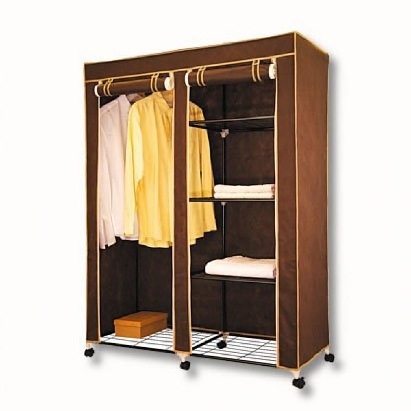 Wardrobe Closet With Wheels