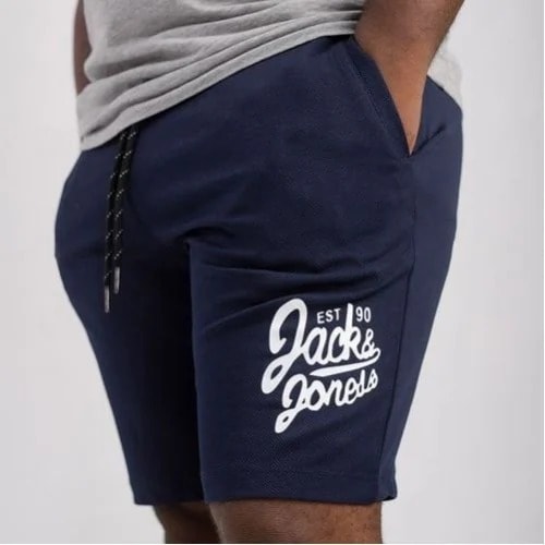 Jack & Jones Mens Dri-fit Short - Navy Blue