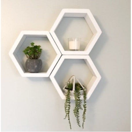 Honeycombs Wall Shelves