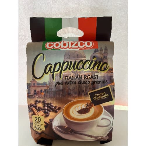 Cobizco Cappuccino Coffee Plus Extra Chocolate Granules - 20Bags