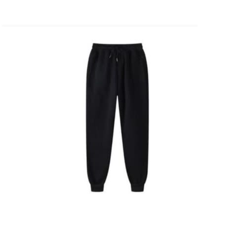 Thick Joggers - 2 In 1 - Black And Grey